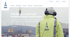 Desktop Screenshot of dea-norge.com
